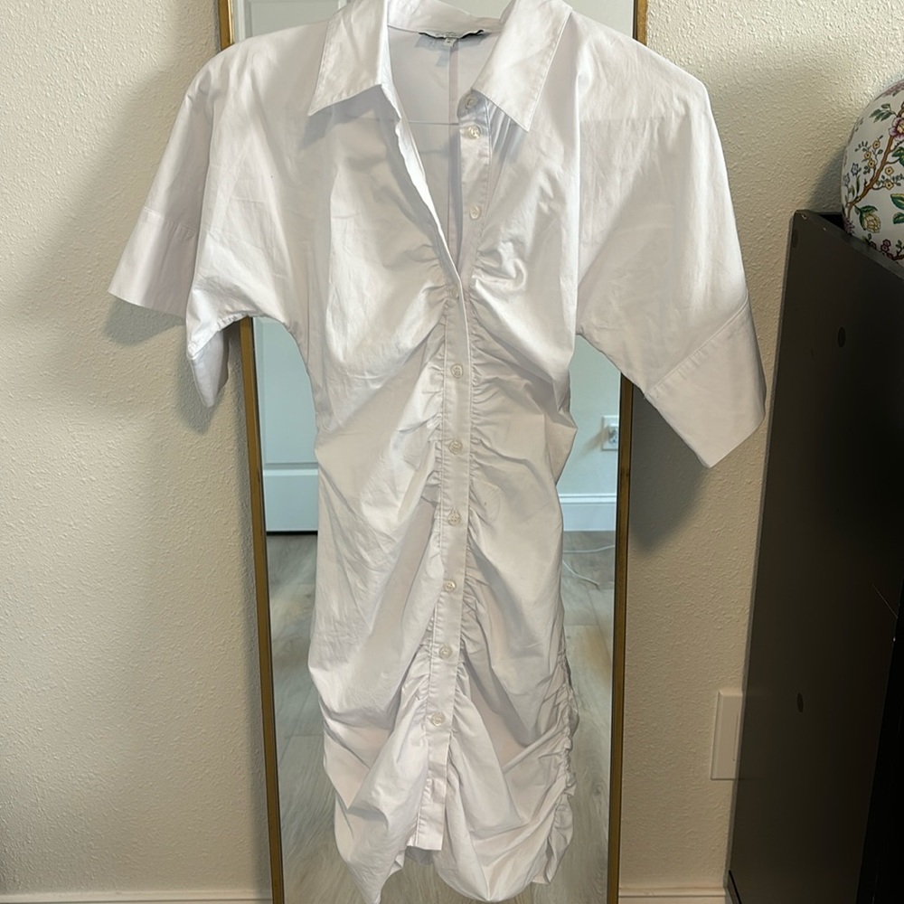L’Academie white Melissa mini dress